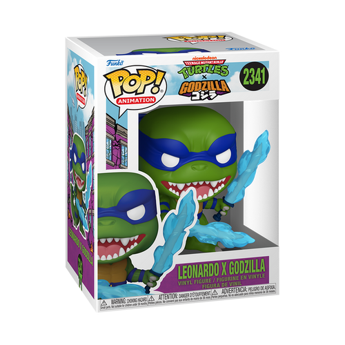 Funko POP Animation: Teenage Mutant Ninja Turtles - Leonardo x Godzilla Vinyl Figure