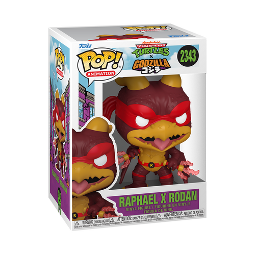 Funko POP Animation: Teenage Mutant Ninja Turtles - Raphael x Rodan Vinyl Figure