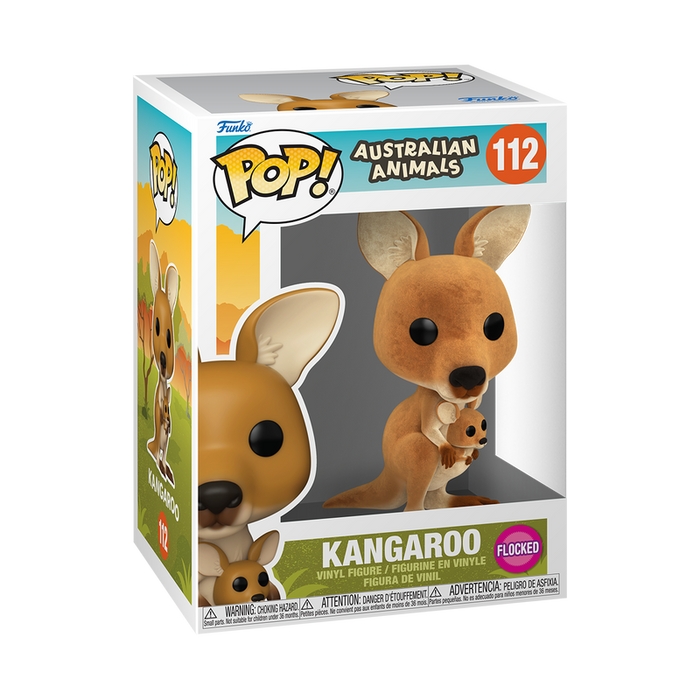 Funko POP! Australian Animals - Kangaroo (Flocked) Vinyl Figure