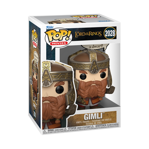Funko POP! Movies: The Lord of the Rings - Gimli Nobody Tosses a Dwarf Vinyl Figure