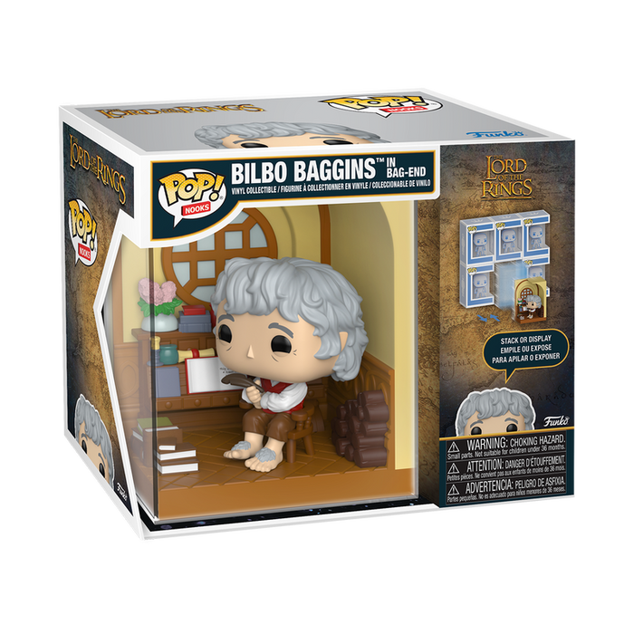 Funko POP! Nooks: The Lord of the Rings - Bilbo Baggins in Bag-End Vinyl Figures