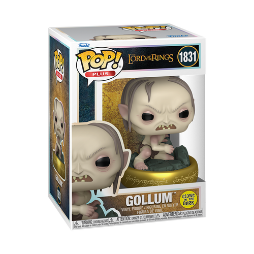 Funko POP! Plus Movies: The Lord of the Rings - Gollum Glow in the Dark Vinyl Figure