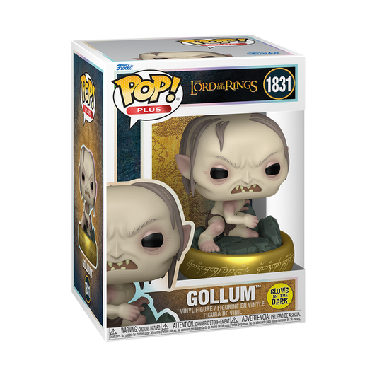 Funko POP! Plus Movies: The Lord of the Rings - Gollum Glow in the Dark Vinyl Figure