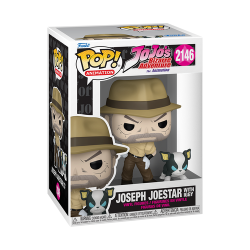 Funko POP! Pop! & Buddy Animation: JoJo's Bizarre Adventure - Joseph Joestar with Iggy Vinyl Figure