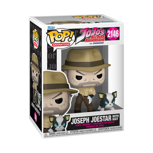 Funko POP! Pop! & Buddy Animation: JoJo's Bizarre Adventure - Joseph Joestar with Iggy Vinyl Figure