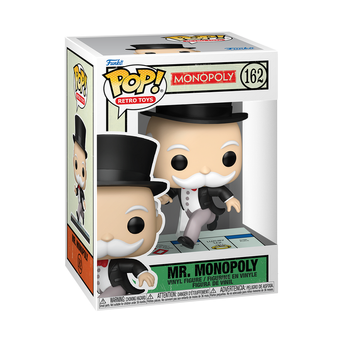 Funko Pop! Retro Toys: Monopoly - Mr. Monopoly (Pass Go) Vinyl Figure