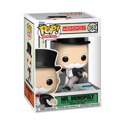 Funko Pop! Retro Toys: Monopoly - Mr. Monopoly (Pass Go) Vinyl Figure