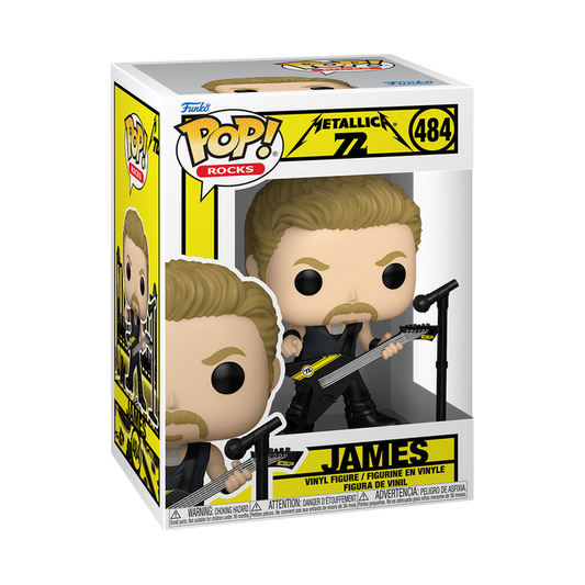 Funko POP! Rocks: Metallica - James 72 Seasons Vinyl Figure