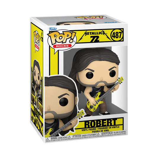 Funko POP! Rocks: Metallica - Robert Trujillo 72 Seasons Vinyl Figure
