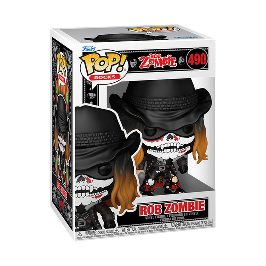 Funko POP! Rocks: Rob Zombie - Rob Zombie with Bandana Vinyl Figure