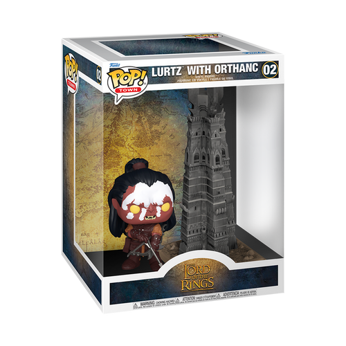 Funko POP! Town: The Lord of the Rings - Lurtz with Orthanc Vinyl Figures