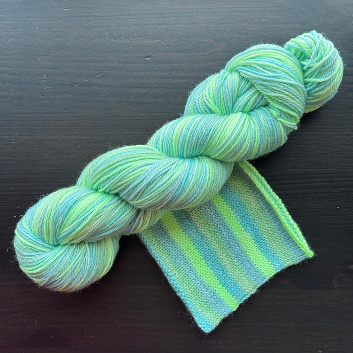 Futuristic - Book Genre Collection - Self Striping Merino Nylon Sock & DK