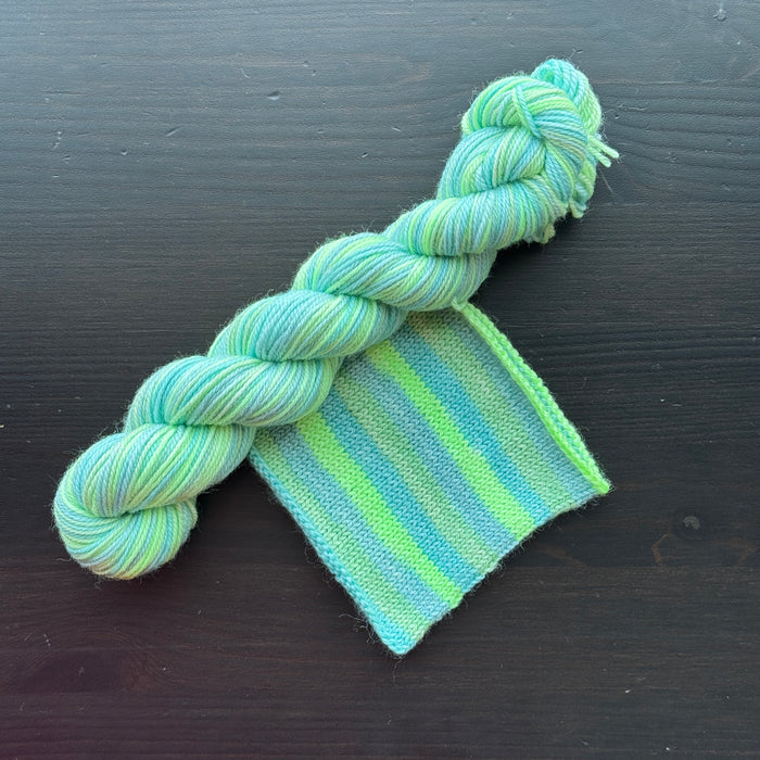 Futuristic - Book Genre Collection - Self Striping Merino Nylon Sock & DK