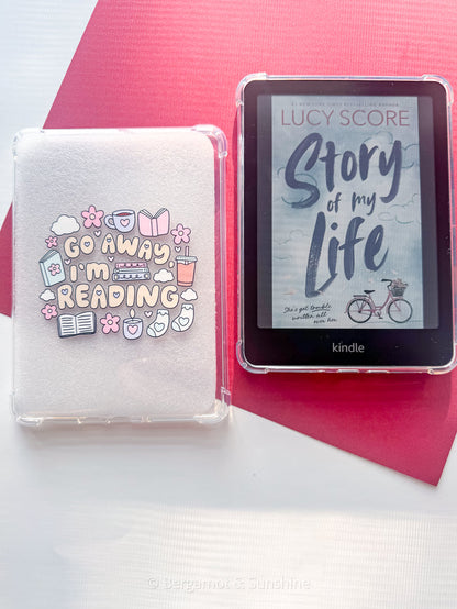 Go Away I'm Reading E Reader Case