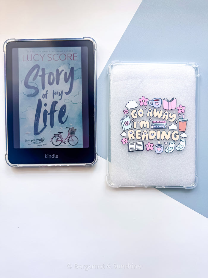 Go Away I'm Reading E Reader Case