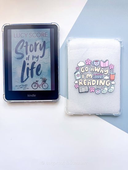 Go Away I'm Reading E Reader Case