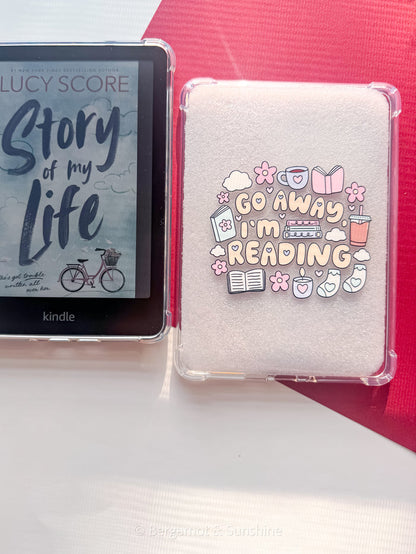 Go Away I'm Reading E Reader Case