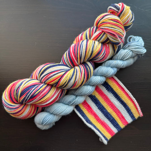 Go, Sports! Sock Set - Self Striping Merino Nylon Sock