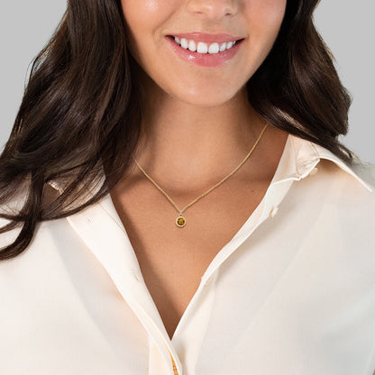 Goldene Kette mit Tigerauge