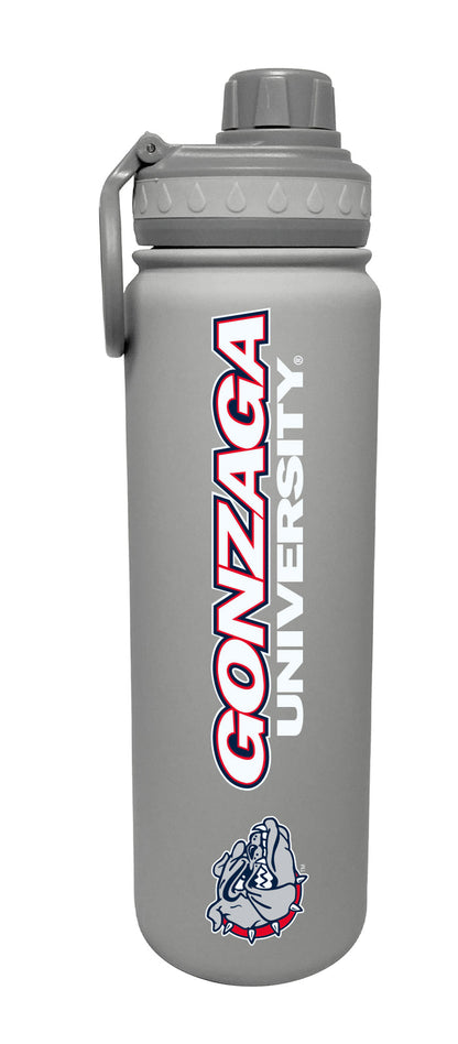 Gonzaga 24oz. Stainless Steel Bottle - Mascot Logo & Wordmark
