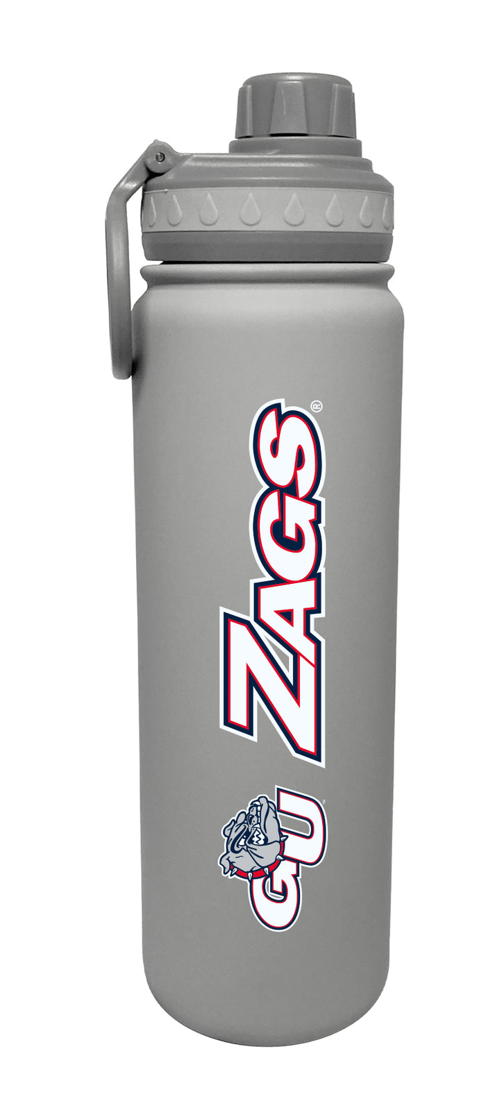 Gonzaga 24oz. Stainless Steel Bottle - Secondary Logo & Mascot Wordmark