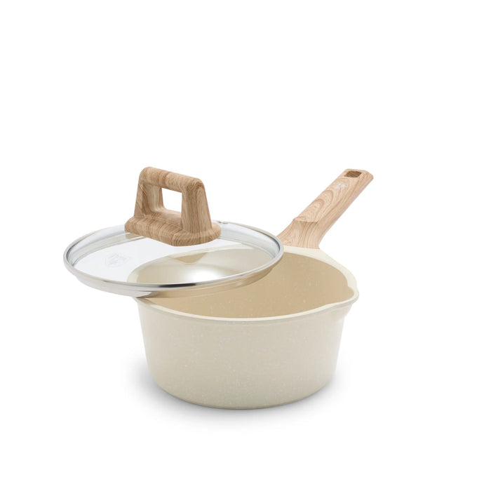 CC008534-001 - Arte GreenLife Arte 8PC Cookware Set, Cream with White Speckle - Product Image 5