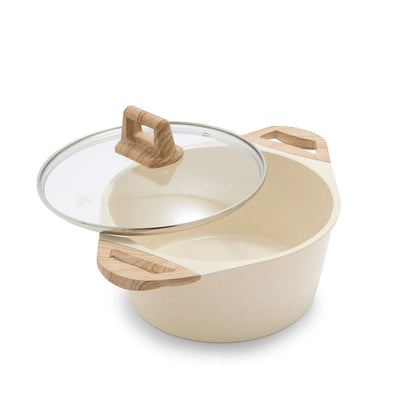 CC008534-001 - Arte GreenLife Arte 8PC Cookware Set, Cream with White Speckle - Product Image 6