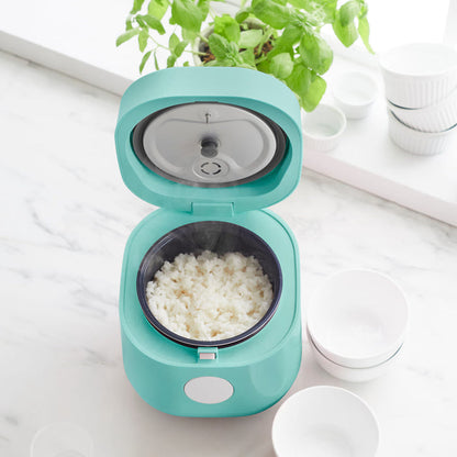 CC009518-001 - Rice Cooker GreenLife 4-Cup Rice & Grains Cooker Turquoise - Product Image 5