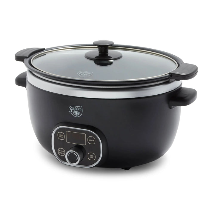 cc009511-001 - Slow Cooker GreenLife Duo Slow Cooker, Black - Product Image 1