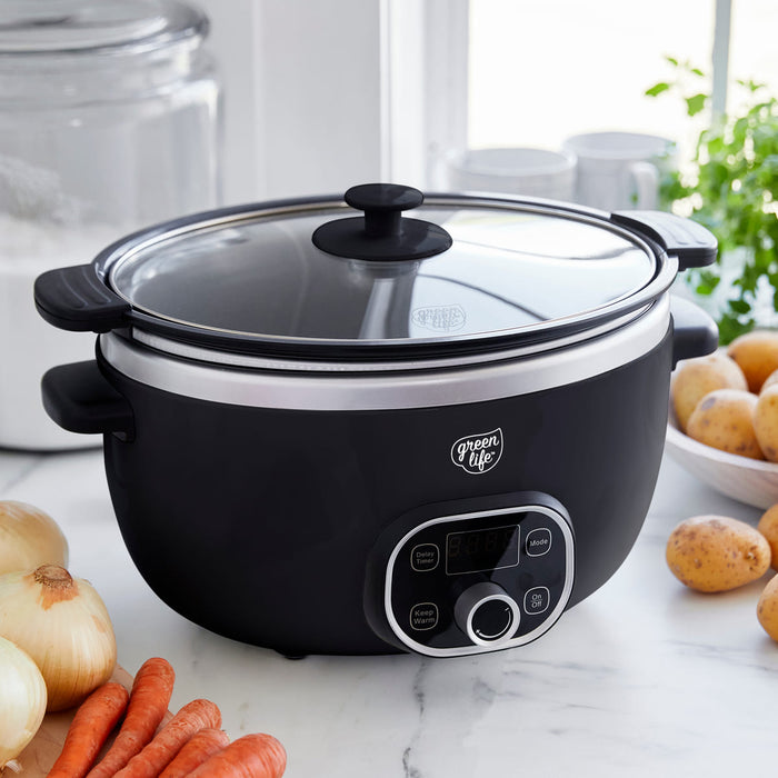 cc009511-001 - Slow Cooker GreenLife Duo Slow Cooker, Black - Product Image 2