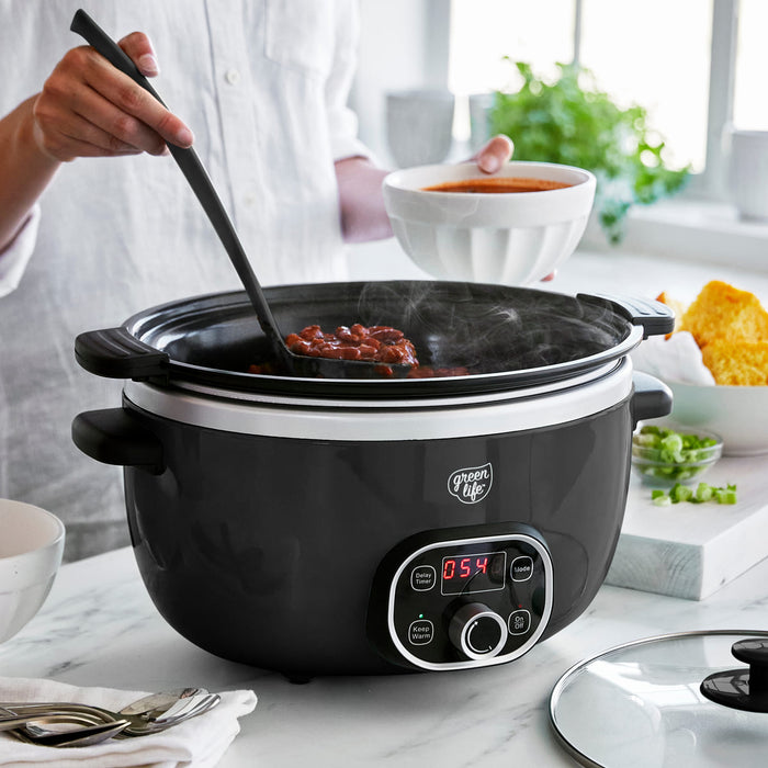cc009511-001 - Slow Cooker GreenLife Duo Slow Cooker, Black - Product Image 3