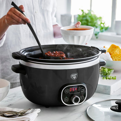 cc009511-001 - Slow Cooker GreenLife Duo Slow Cooker, Black - Product Image 3