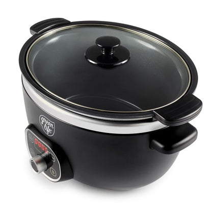 cc009511-001 - Slow Cooker GreenLife Duo Slow Cooker, Black - Product Image 4