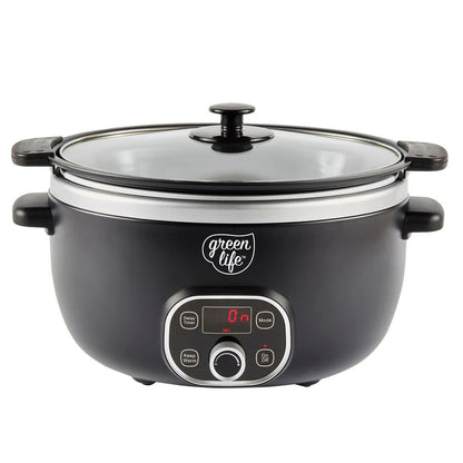 cc009511-001 - Slow Cooker GreenLife Duo Slow Cooker, Black - Product Image 5