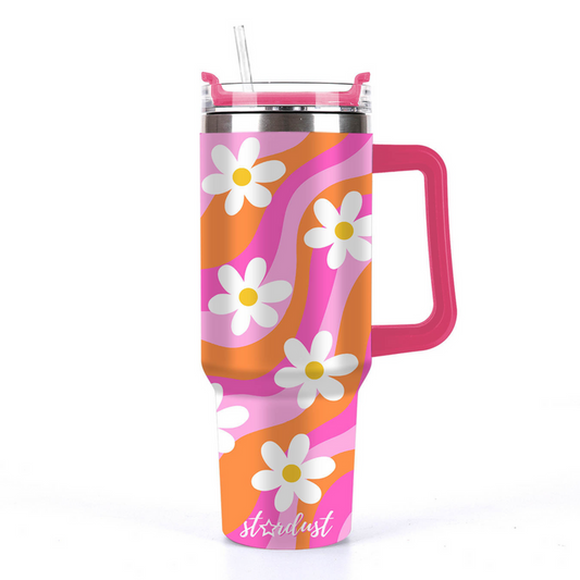 Groovy Gal 30oz Tumbler with Handle