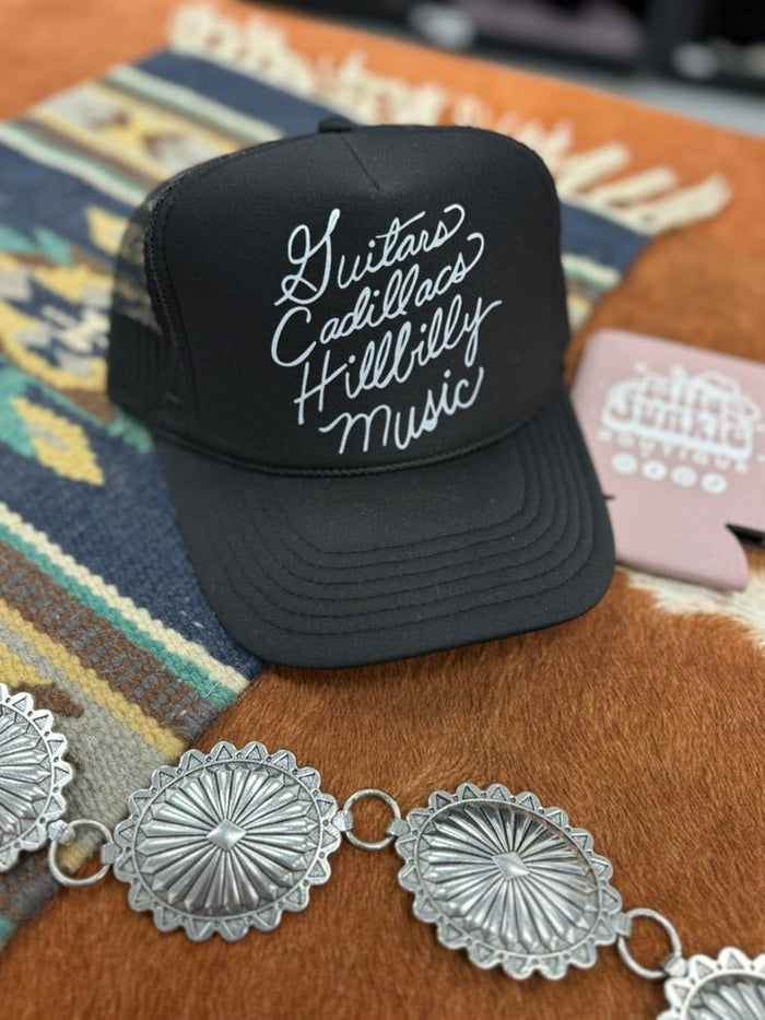 Guitars Cadillacs Trucker HatBlack