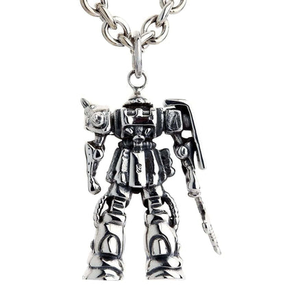 Anime Jewelry Gundam Zaku Necklace Back.