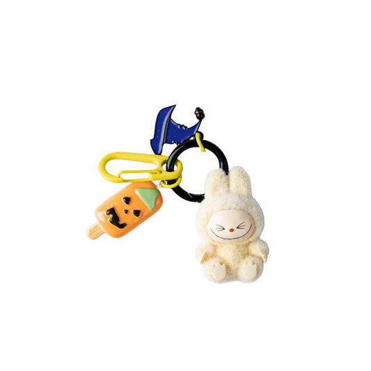 Halloween Bunny Plush Keychain