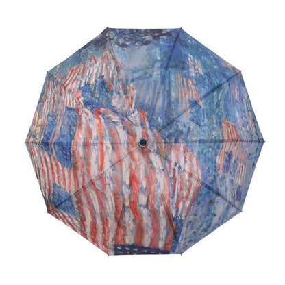 Hassam Avenue in the Rain Reverse Inverted Umbrella