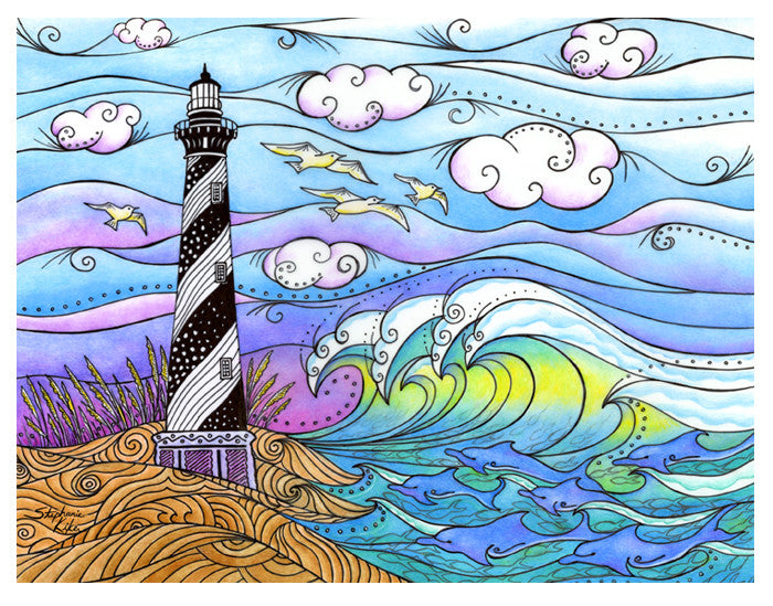 Hatteras Waves Aluminum Wall Art