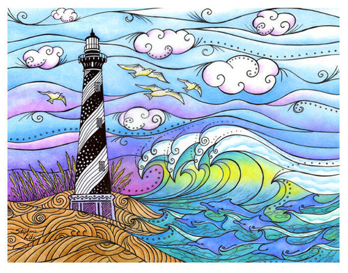 Hatteras Waves Aluminum Wall Art