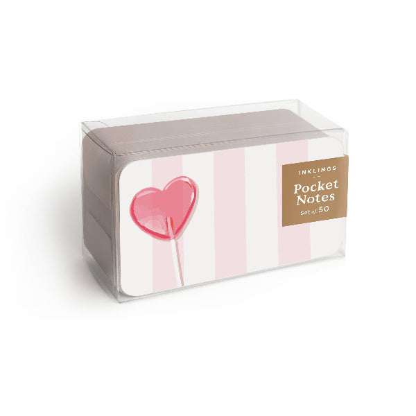 Inklings Paperie Pocket Notes™ - Heart Lollipop