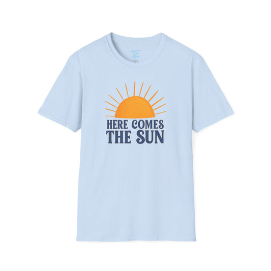 Here Comes the Sun Unisex Softstyle T-Shirt, New 2025