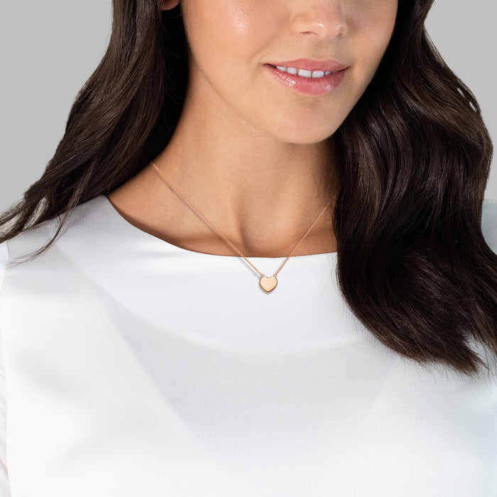 Herz Kette roségold Basic