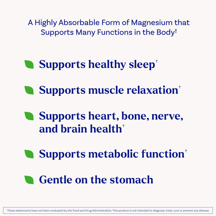 High Absorption Magnesium Glycinate Soft Chews, 100mg