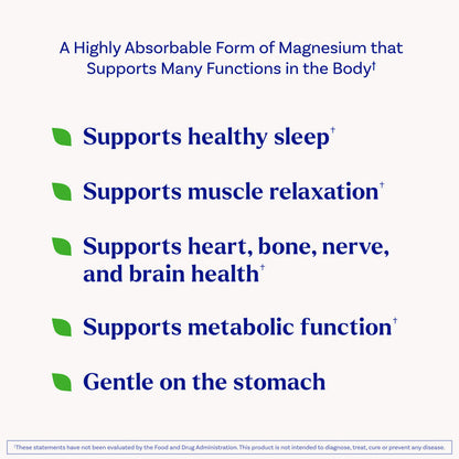 High Absorption Magnesium Glycinate Soft Chews, 100mg