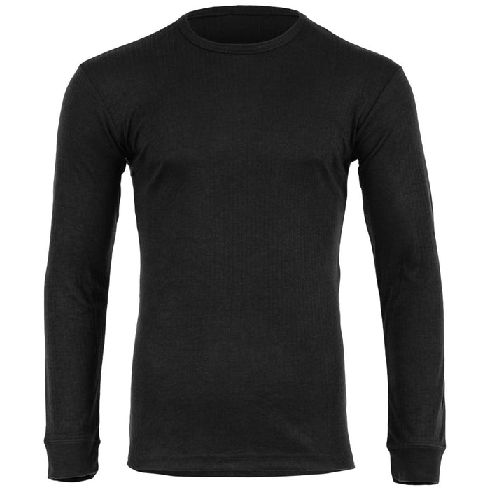 highlander thermal long sleeved vest black front