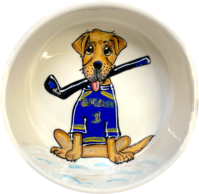 Hockey Theme Bowl