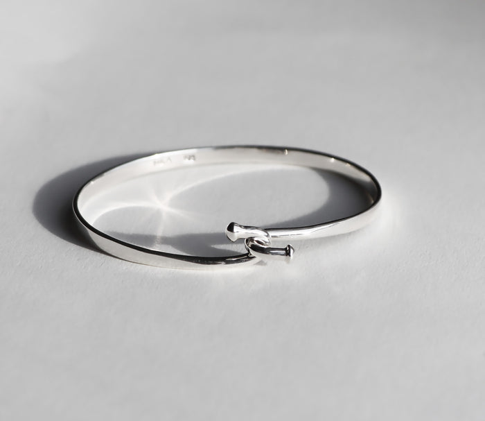 Silver bangle i 925 silver