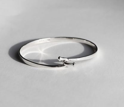 Silver bangle i 925 silver